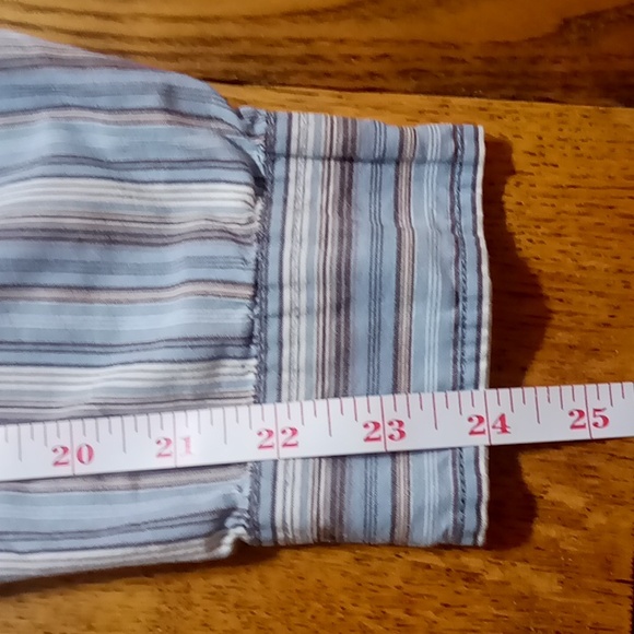 Aeropostale Mens Button-Down Dress Shirt Used Pre-owned MEDIUM Casual Work - Picture 6 of 7